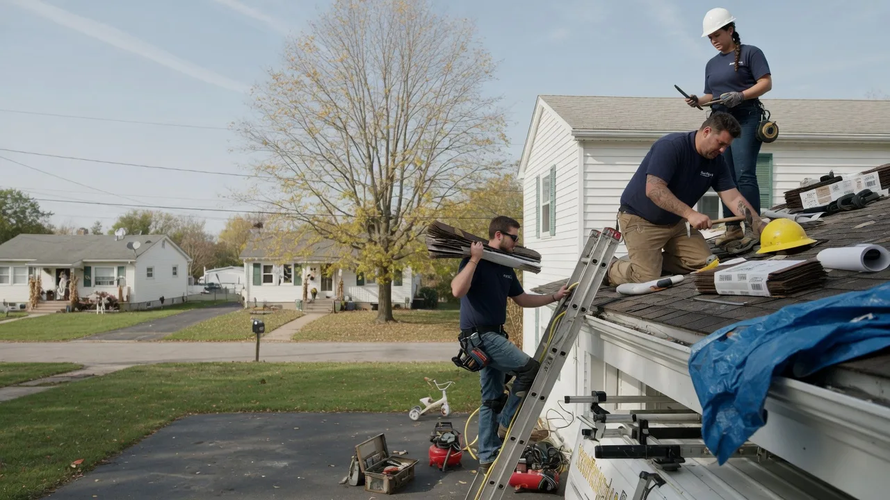 Local Roofing Contractors in Beckemeyer, IL near me